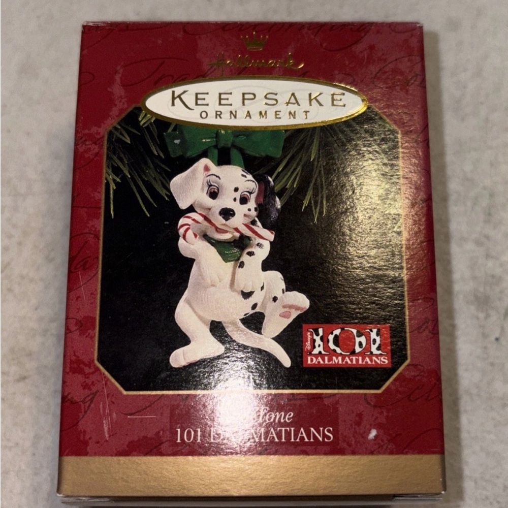 Hallmark 2021 101 DALMATIONS RED BOX Ornament